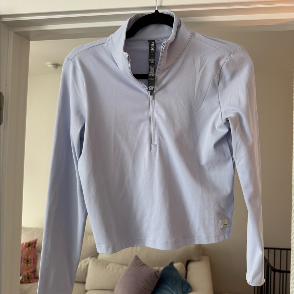 Vuori Women’s Light Lavender Quarter-Zip Pullover